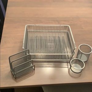 Awesome Grey Office Organizer Set✏️